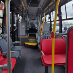 La disposición de los asientos en estos buses es diferente. Foto: MTT Ñuble