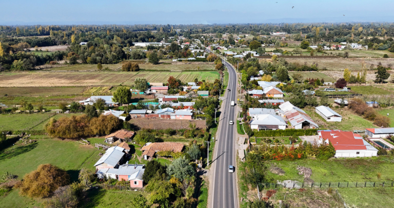 Ruta N-31 que conecta San Fabián con San Carlos. Foto: MOP Ñuble