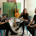 Los artistas a cargo. Foto: Teatro La Compota