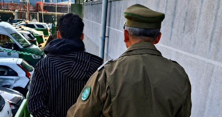 Detención. Foto: Carabineros Ñuble