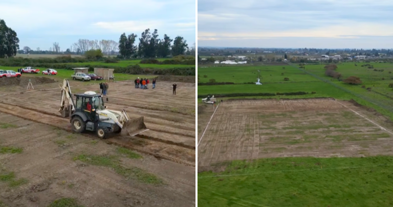 Así se ven los trabajos. Imágenes: municipio