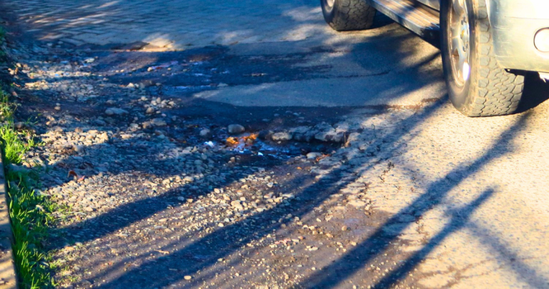 Así se encuentra la calle. Foto: municipio