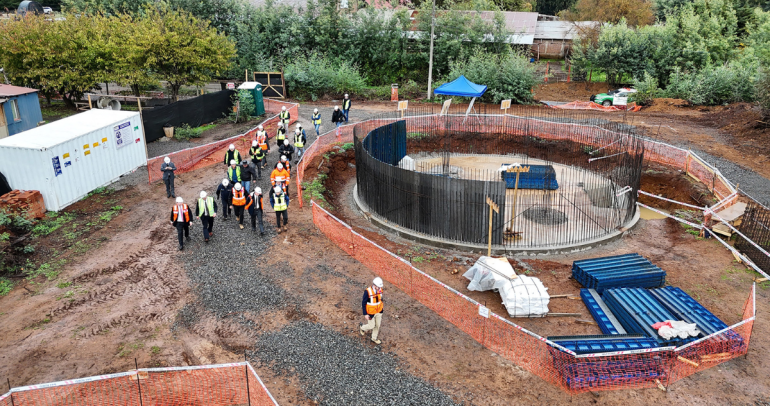 Así va el avance de las obras. Foto: MOP Ñuble