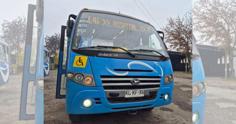Micro Línea 4. Foto: Seremi de Transportes