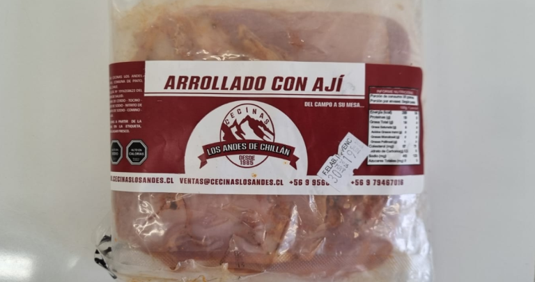 Así se ven los productos contaminados. Foto: Seremi de Salud