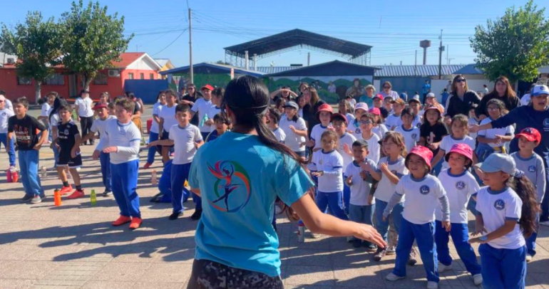 Actividades recreativas. Foto: Municipalidad de Portezuelo