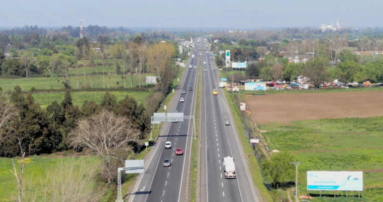 Ruta 5 en Ñuble. Foto: MOP Ñuble