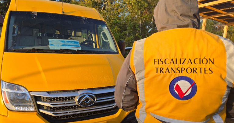 Fiscalización. Foto: MTT Ñuble