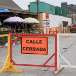 Así se veía la calle. Foto: Seremi de Transporte.