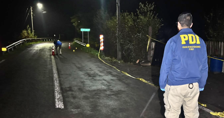 Homicidio en Coihueco joven de 18 años muere baleado en la Ruta N-505
