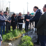 Visita del ministro al sector. Foto: Ministerio de Vivienda.