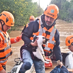 Así fue el rescate. Foto: Carabineros Ñuble.
