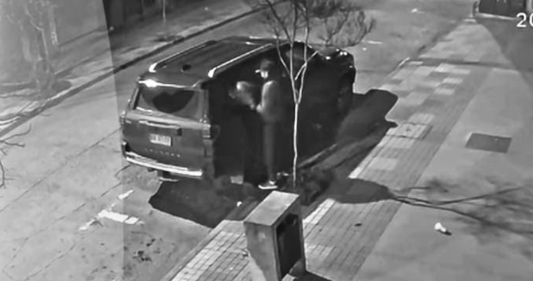 Captura de pantalla de uno de los registros difundidos. Foto: Carabineros.