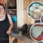 La emprendedora Ana Molina y algunos de sus productos. Fotos: Levantemos Chile.
