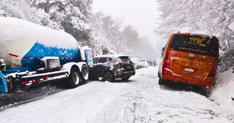 Nevazones y heladas en Ñuble con 172 cm de nieve acumulada en Nevados de Chillán
