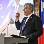 Rolando Canahuate en ceremonia de investidura como Fiscal Regional de Ñuble en Chillán