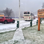Ruta N-55 hacia Las Trancas y Termas de Chillán con Carabineros desplegados este fin de semana