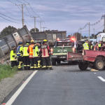 Accidente fatal en Ruta N-48 entre Bulnes y Quillón: conductor murió tras choque con camión