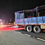 Atropello fatal en Ruta 5 de Ñiquén obligó a cortar pistas y desviar el tránsito en Tiuquilemu