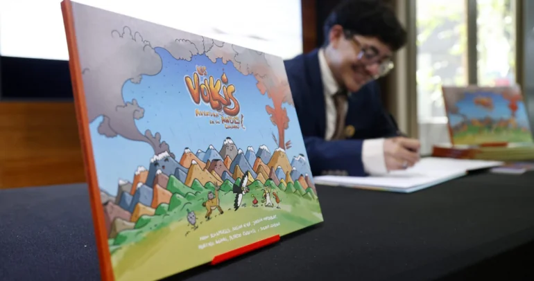 Nevados de Chillán protagoniza nuevo libro ilustrado sobre 10 volcanes de Chile