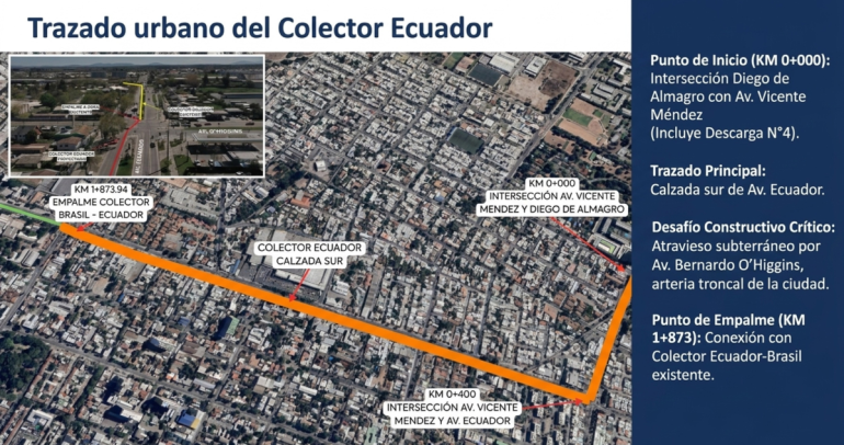 Avenida Ecuador de Chillán será intervenida por obras de aguas lluvias: inversión bordea los $21 mil millones