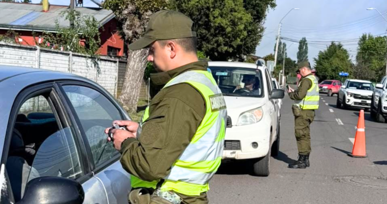 Carabineros registra 8.806 detenidos en Ñuble en lo que va de 2026: 176 de ellos en la última semana