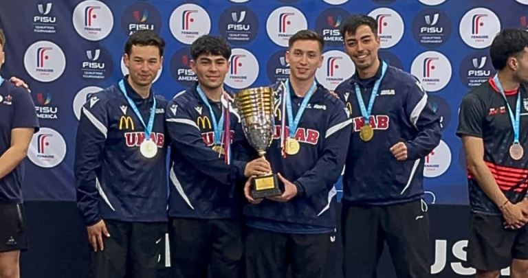 Deportista de Puente Ñuble integra equipo que se coronó campeón nacional universitario de tenis de mesa