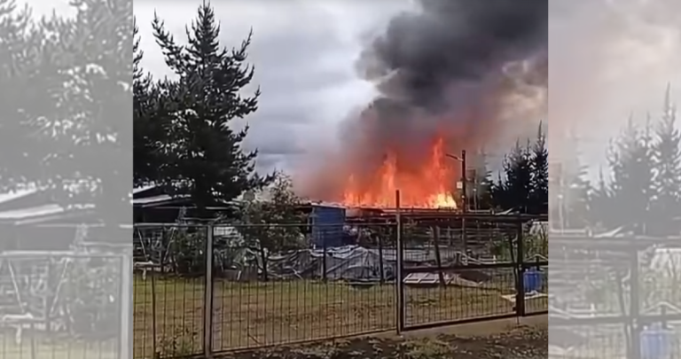 Sistema frontal en Ñuble dejó anegamientos en varias comunas e incendio en Yungay por caída de rayo