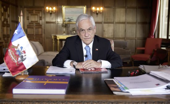El Presidente de la República, Sebastián Piñera. | Foto de archivo: Prensa Presidencia
